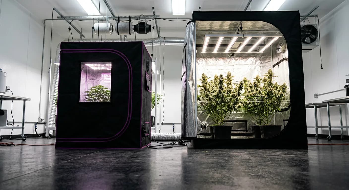 2x2 vs 4x4 Grow Tent Cannabis: Which Size Is Right?