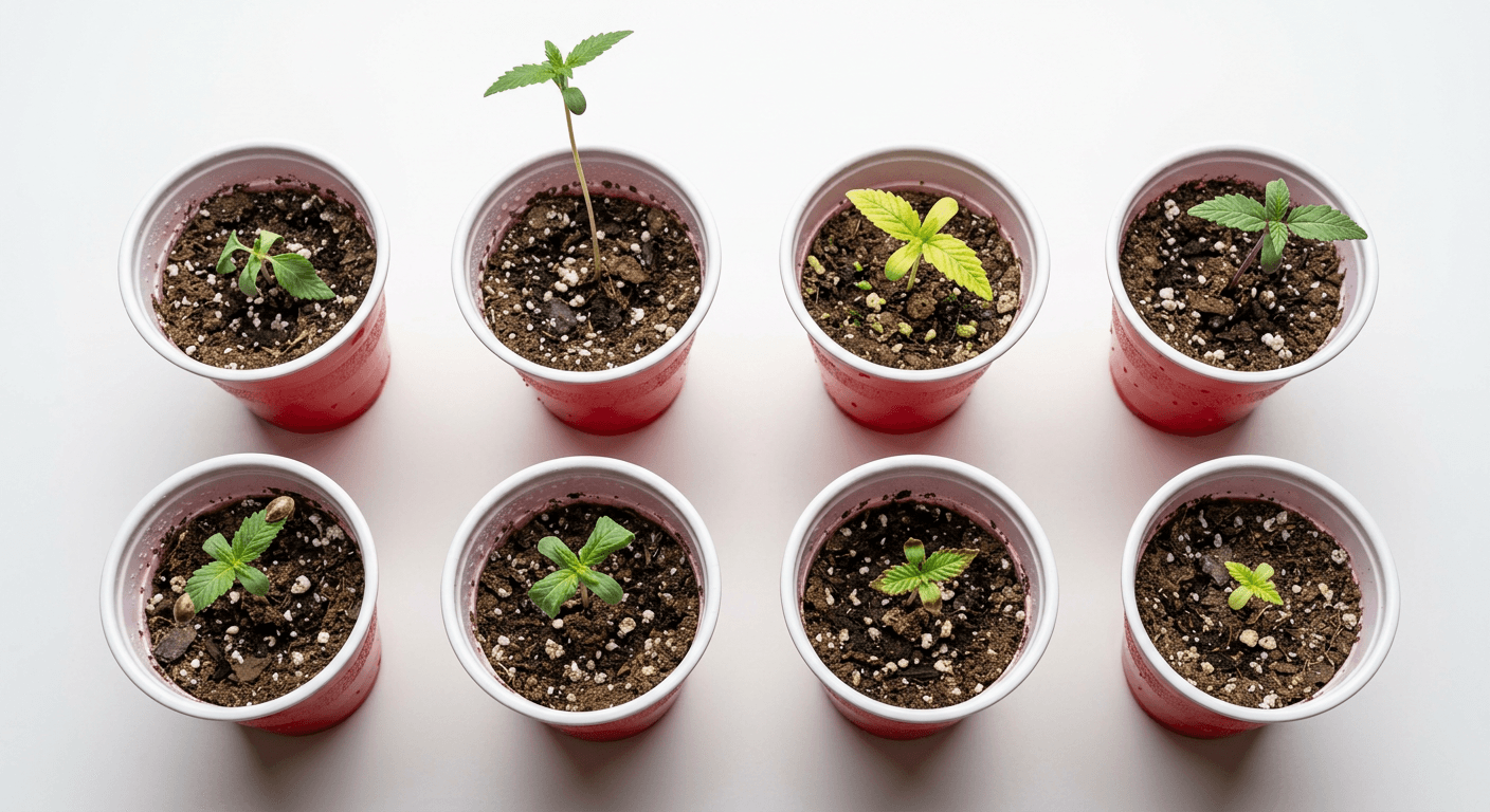 Cannabis Seedling Problems: Visual Diagnosis Guide (Week 1–2)