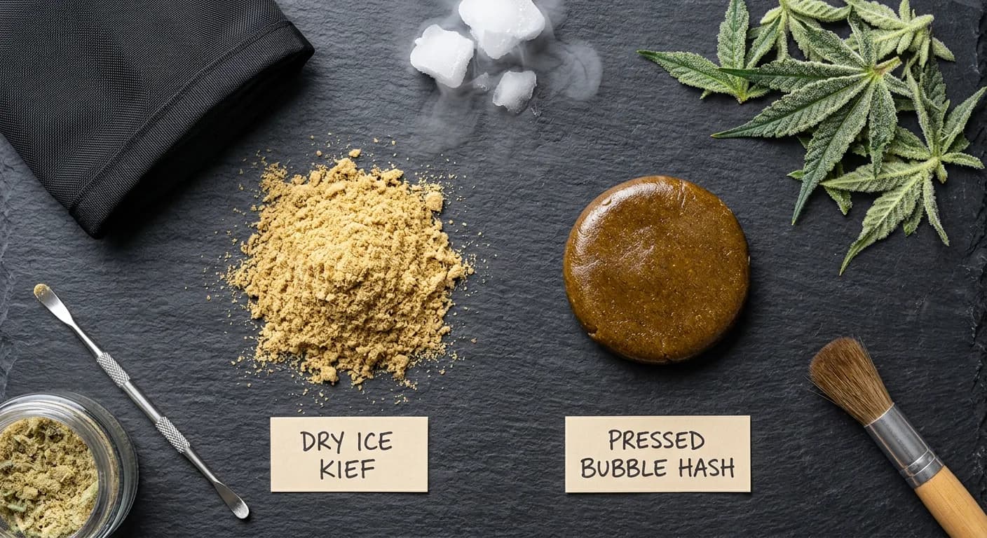 Dry Ice Hash vs Bubble Hash: Home Grower's Full Guide