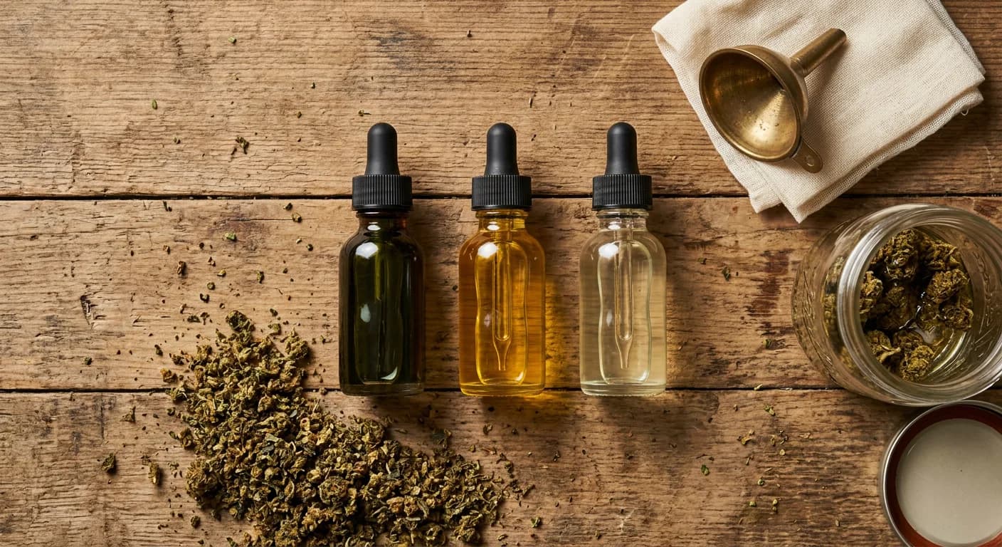 How to Make Cannabis Tincture: Alcohol, Glycerin & MCT Oil