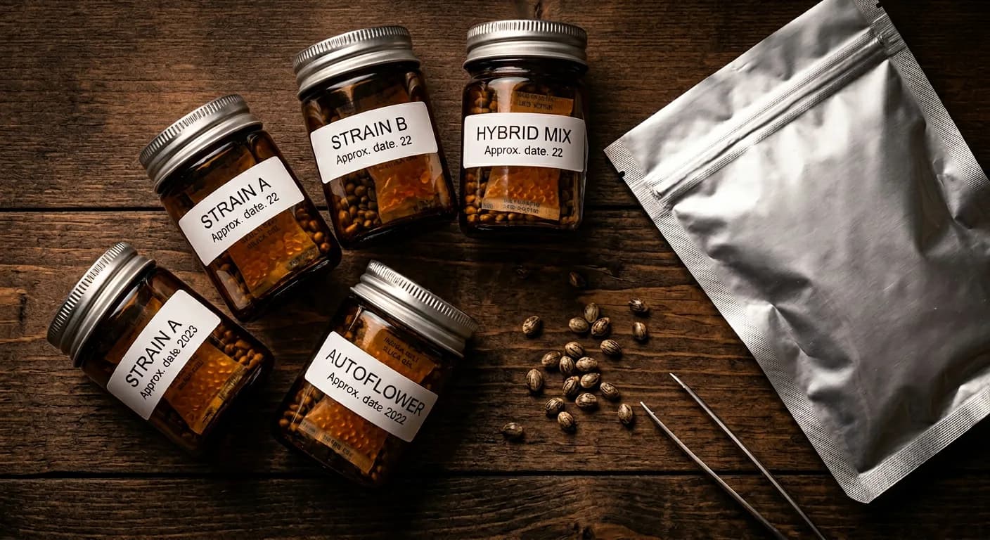 How to Store Cannabis Seeds Long-Term: The Complete Guide