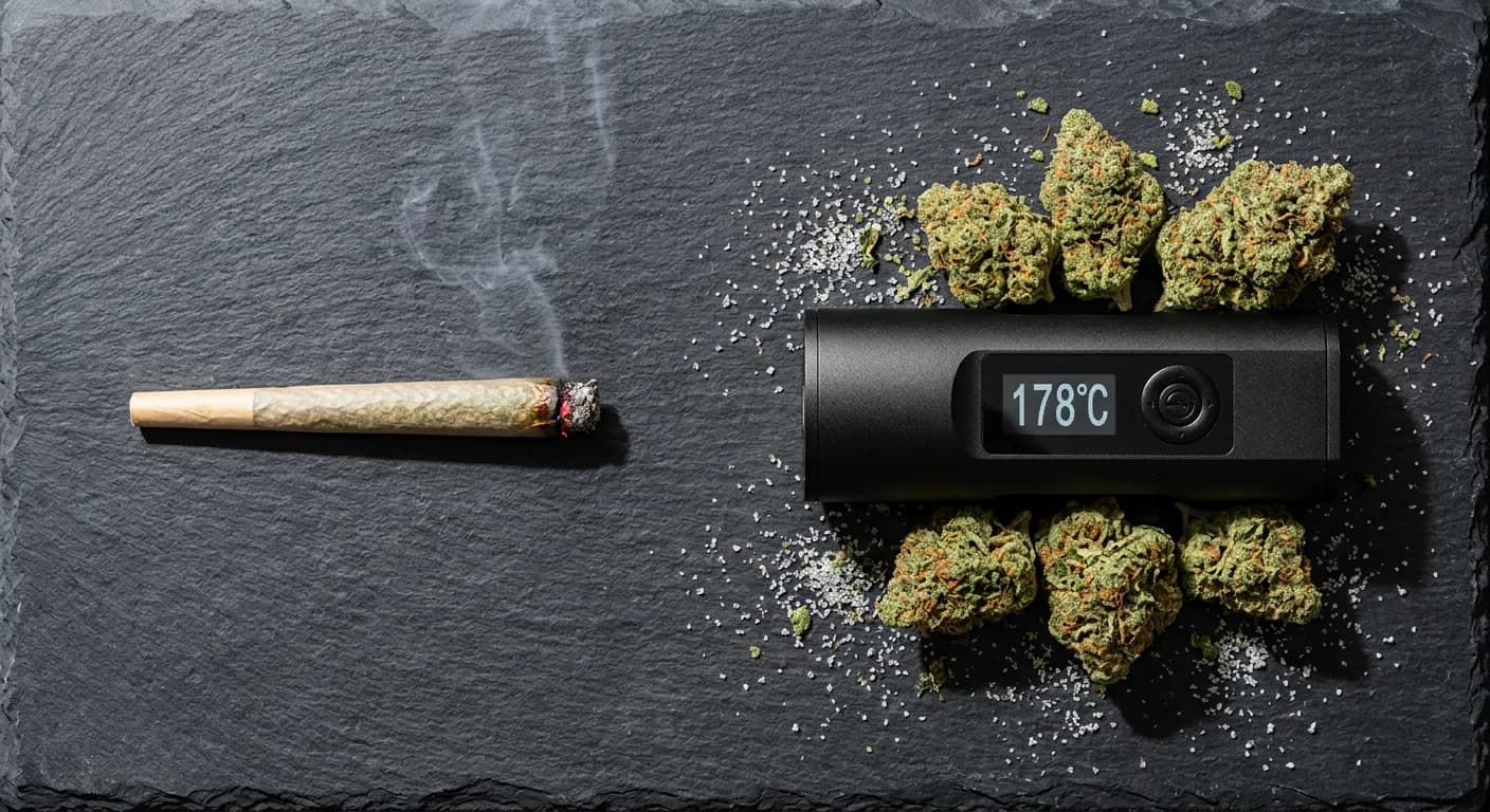 Vaporizing vs Smoking Cannabis: Temperature & Terpene Science