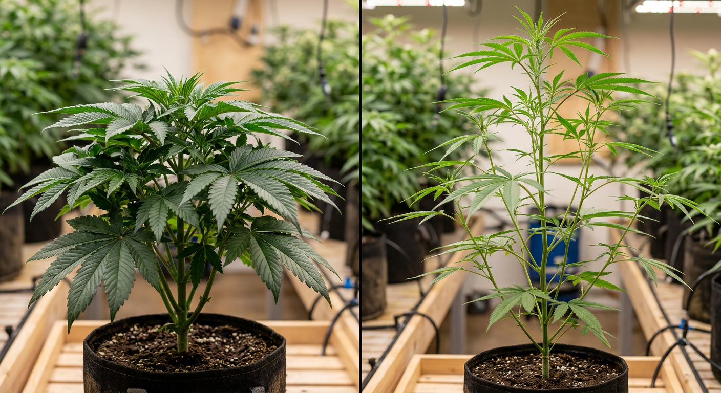 Indica vs Sativa Growing: Flowering Time & Yield