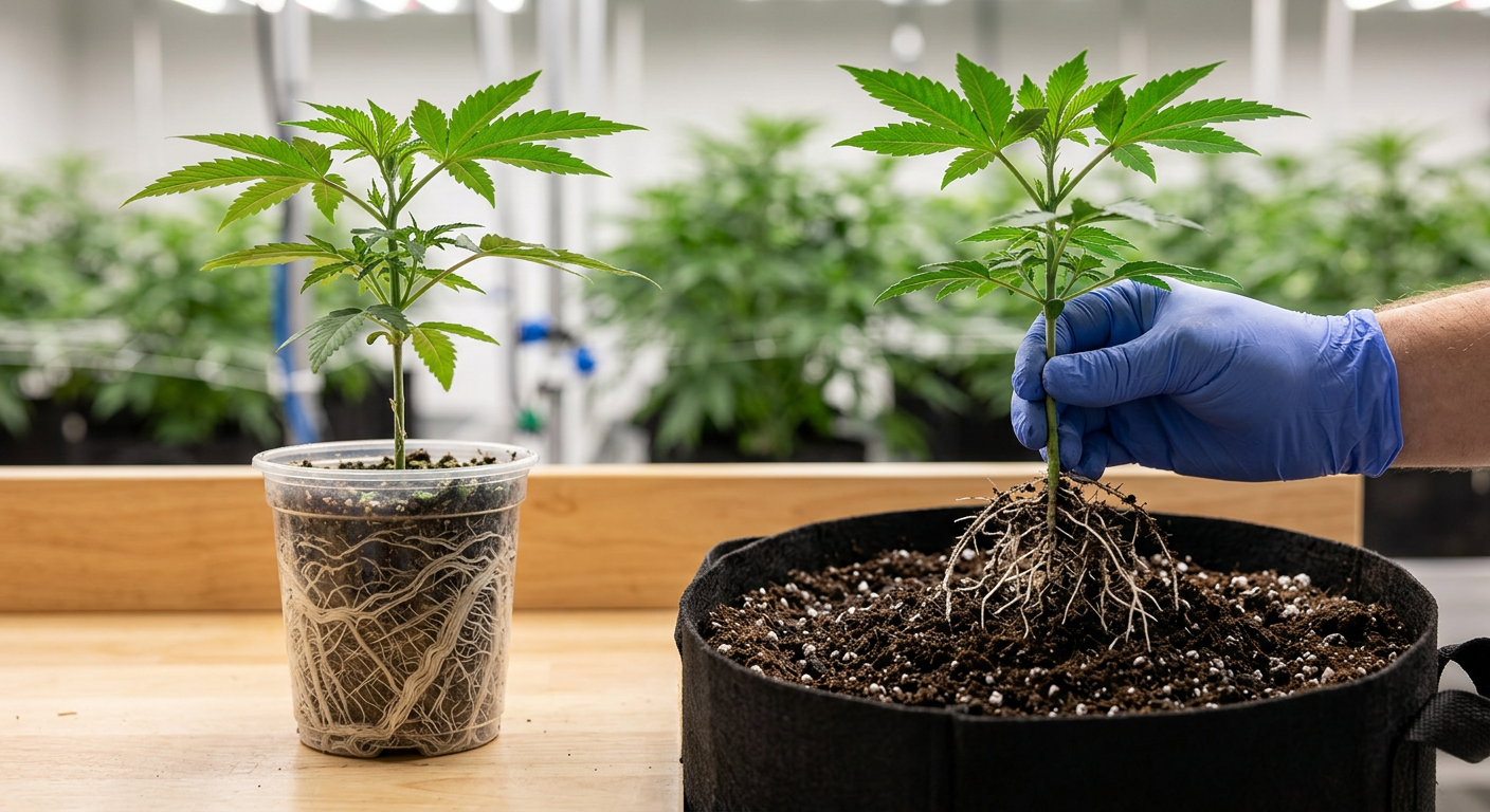 Cannabis Pot Size Chart: Seed to Harvest Progression